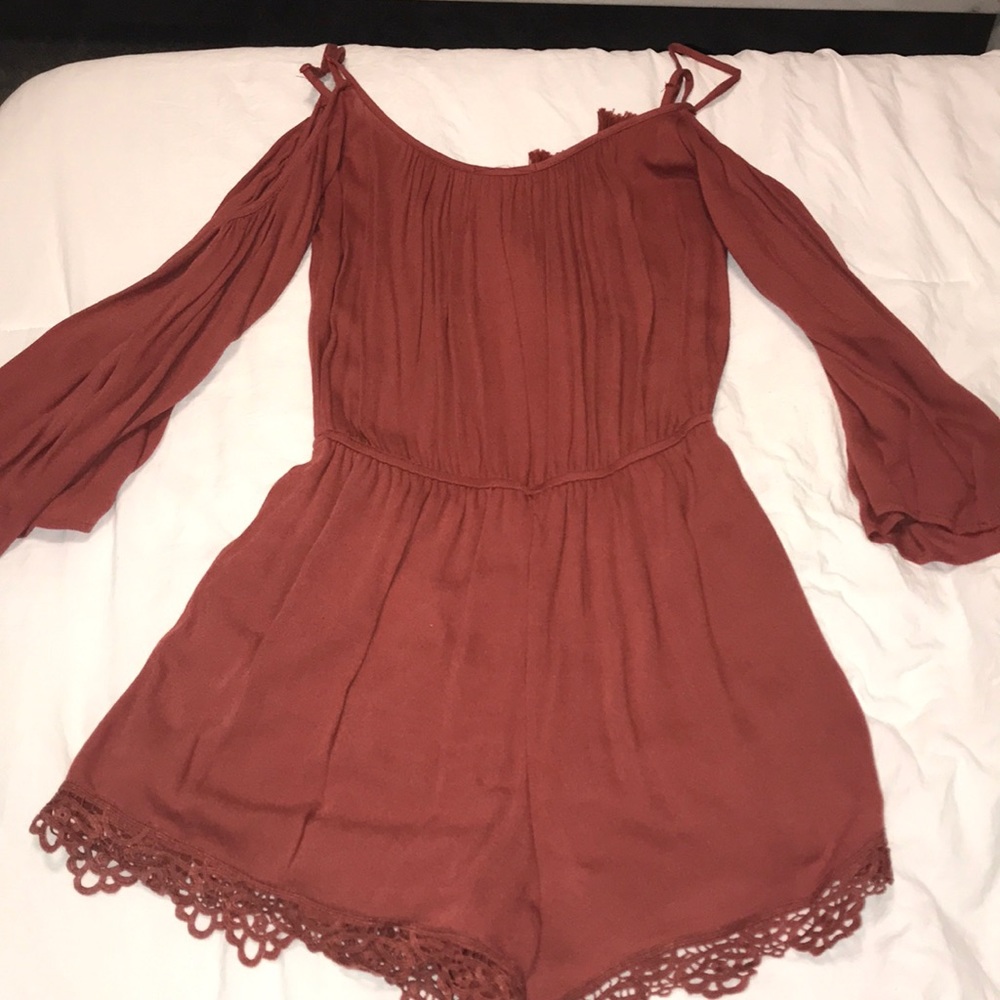 Socialite Rust romper - Picture 3 of 6